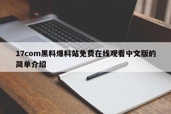 17com黑料爆料站免费在线观看中文版的简单介绍